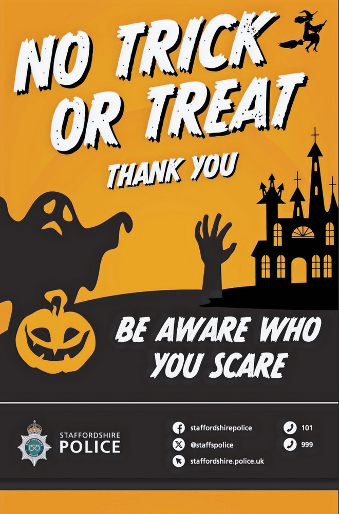 Halloween Safety: Cheadle Police Advise on Trick-or-Treating — Cheadle news photo (Cheadle COG)